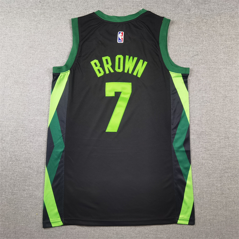 Men Boston Celtics #7 Brown black 2024  2025 NBA jersey